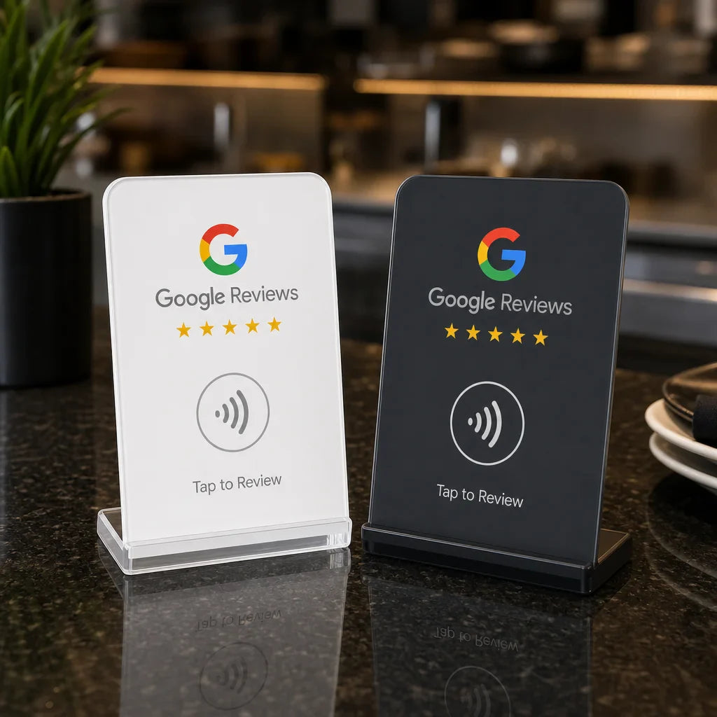 NFC Google Review Stand