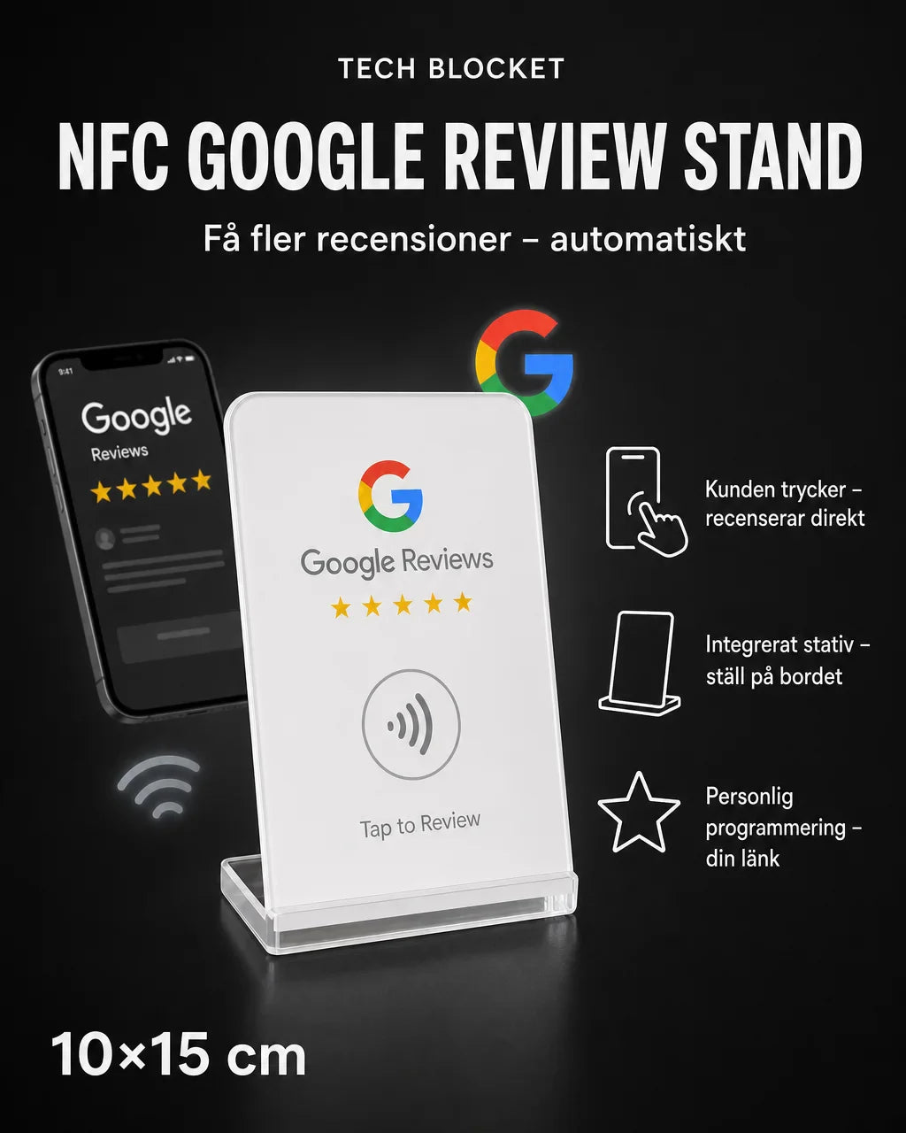 [Scale AI] usp_icons — NFC Google Review Stand
